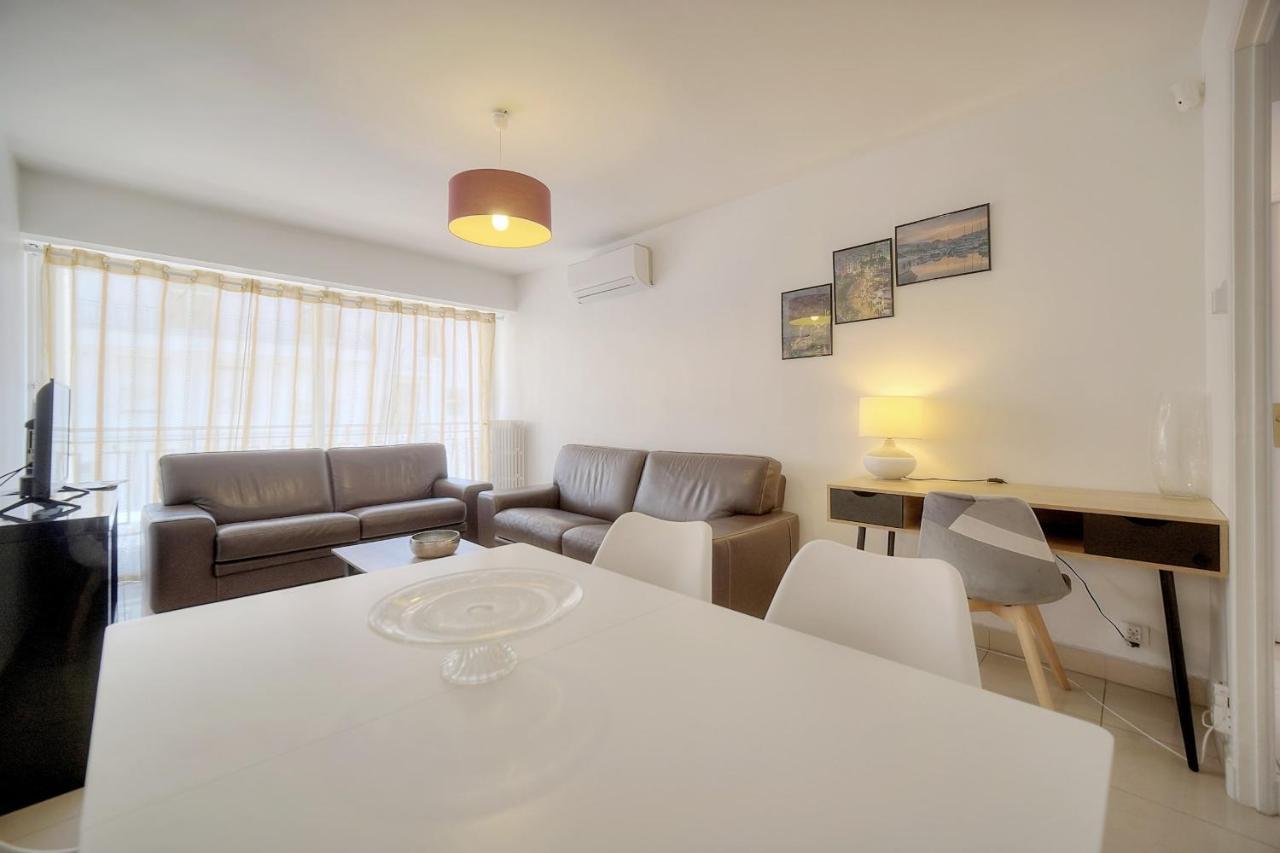 Immogroom - Renovated Apartment - Terrace - Ac คานส์ ภายนอก รูปภาพ