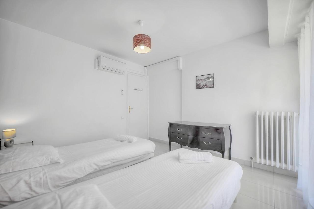 Immogroom - Renovated Apartment - Terrace - Ac คานส์ ภายนอก รูปภาพ